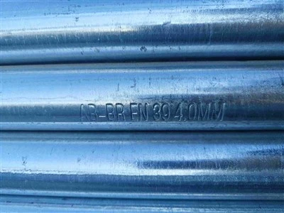 PT 39 TUBO DE ANDAIME GALVANIZADO POR IMERSÃO A QUENTE